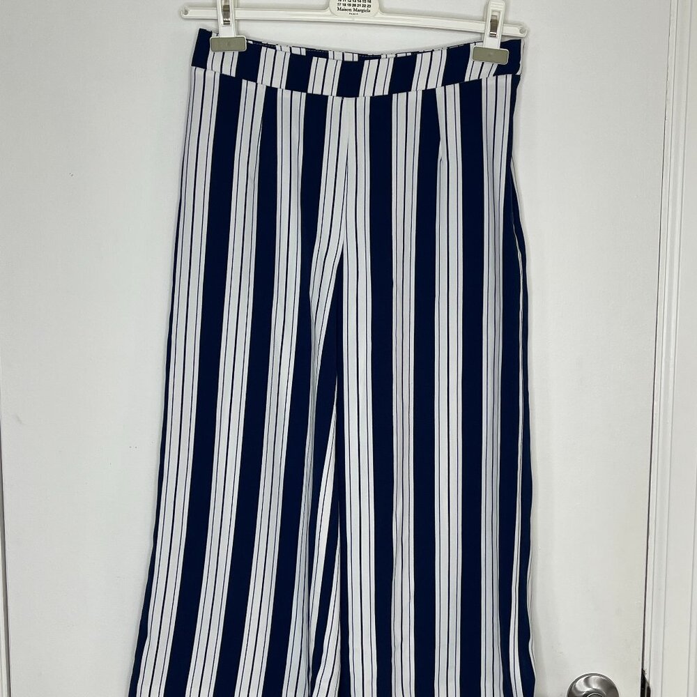 H&M wide led cropped pants
